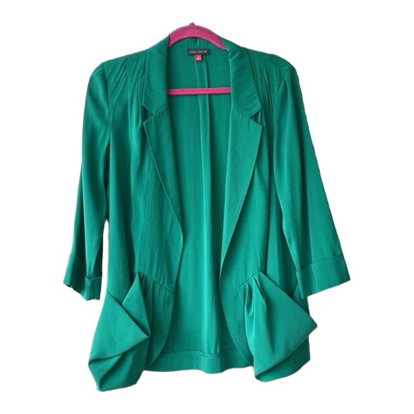 💕x2HP💕Vince Camuto Green blazer jacket - Picture 3 of 14
